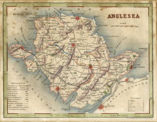 Map of Anglesey