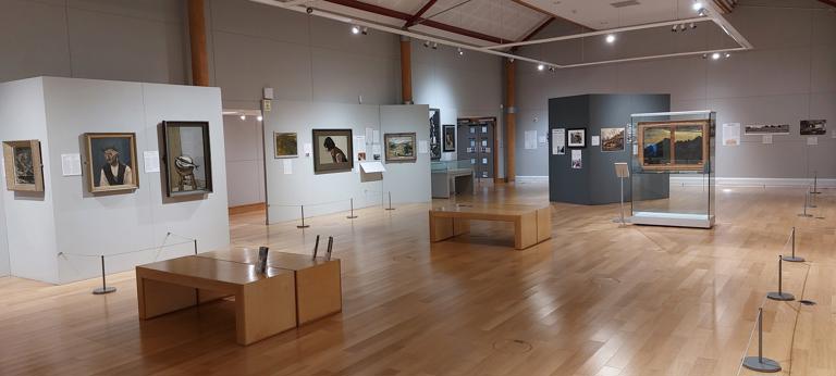 Photograph of the Kyffin Williams gallery