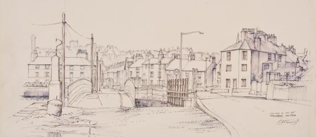 Drawing of a town